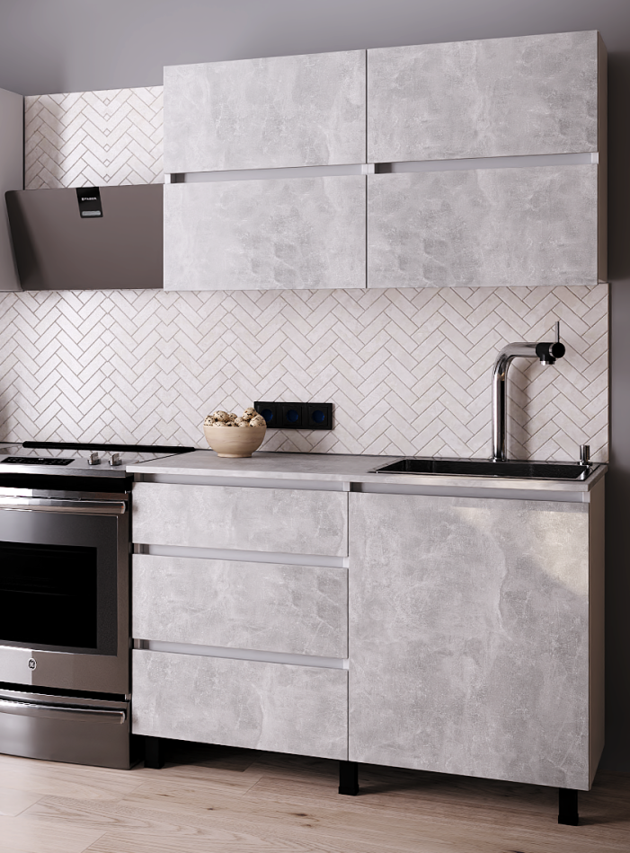 Кухня НАЙС 1,20 м (без столешницы) Кухня НАЙС 1,20 м (без столешницы)