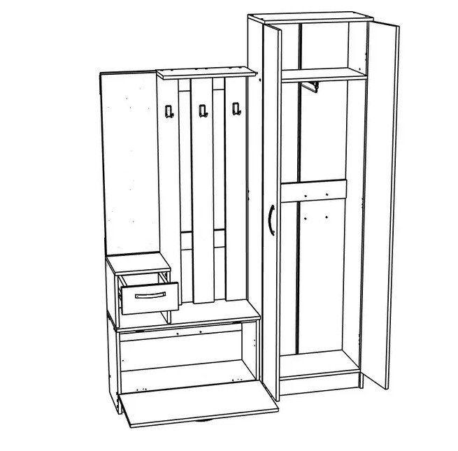 Прихожая МЛ - 4 Вар 3