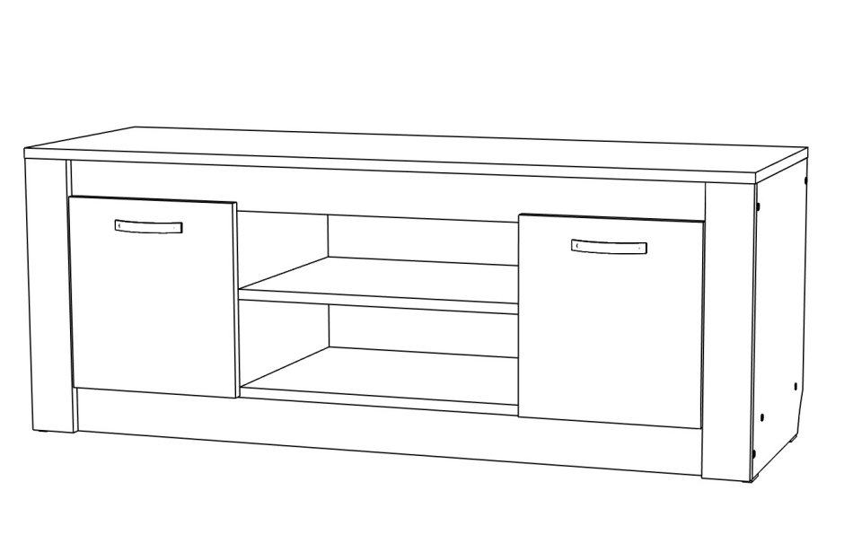 Гамма №20 Тумба ТВ 1300 МЛ Гамма №20 Тумба ТВ 1300 МЛ
