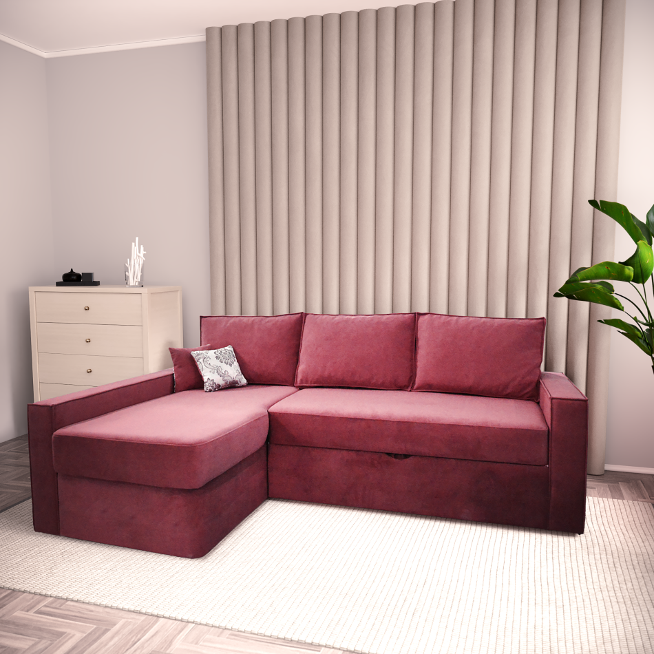 Мягкий угол ''КОМПАКТ" 8/1левый К-3 ТФК