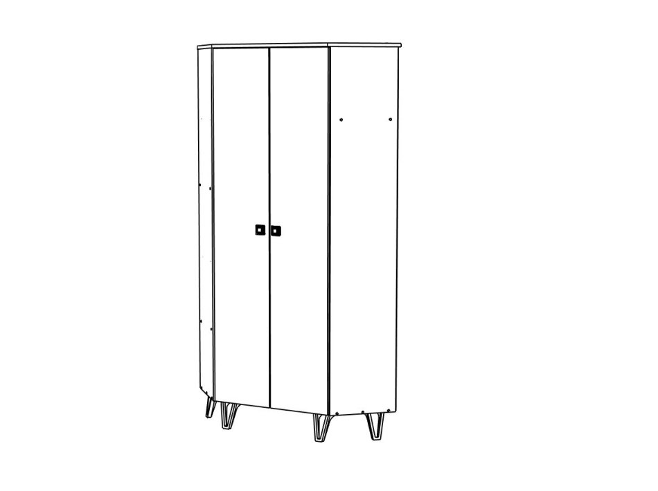 МИРА № 2 шкаф угловой 900 МИРА № 2 шкаф угловой 900