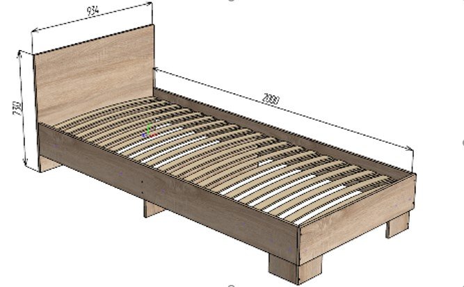 Кровать ТИНА  90