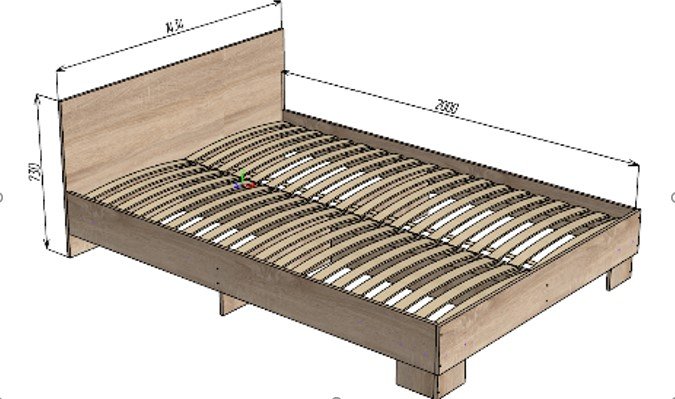 Кровать ТИНА 140