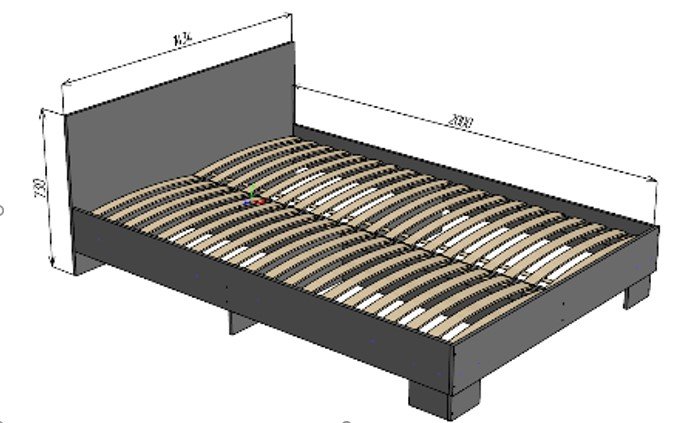 Кровать ТИНА 140