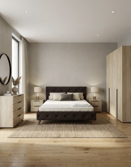 Кровать "ЛАУРА" 10 (1,60х2,0м) , Собран Кровать "ЛАУРА" 10 (1,60х2,0м) , Собран