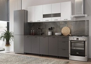 Кухня Омега 2,0 м NEW (без столешницы) Кухня Омега 2,0 м NEW (без столешницы)