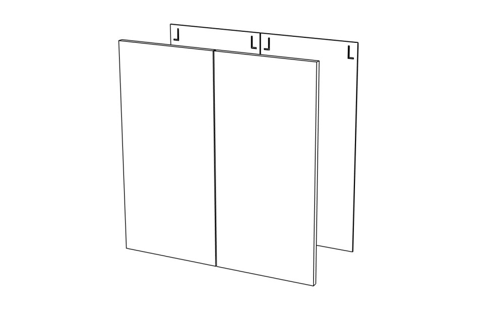 Азур С 700, Ш 700 (720 фасад) 