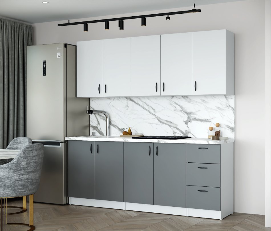 Кухня РИО (2,0м) (без столешницы) Кухня РИО (2,0м) (без столешницы)