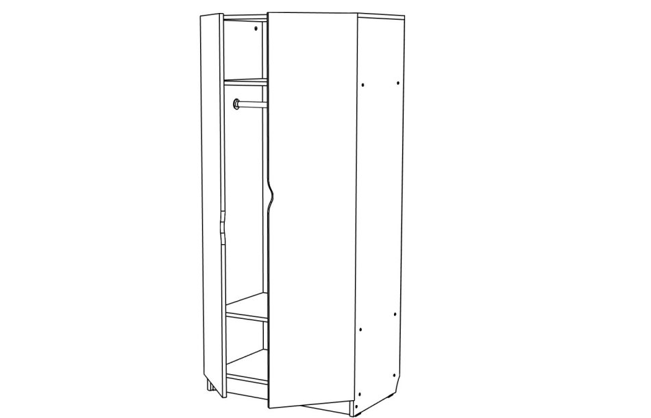 ЮНИОР 18 Шкаф ЮНИОР 18 Шкаф