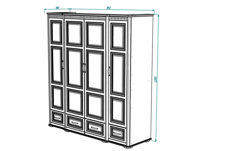 Марсель 2 №04 Шкаф