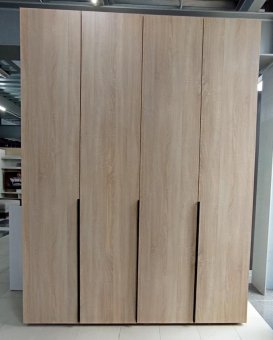 ЛИРА Шкаф для одежды 4Д (1800), Собран