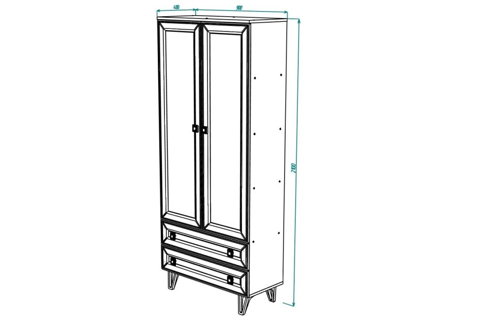 МИРА №23 шкаф 2-х дв 900 МИРА №23 шкаф 2-х дв 900